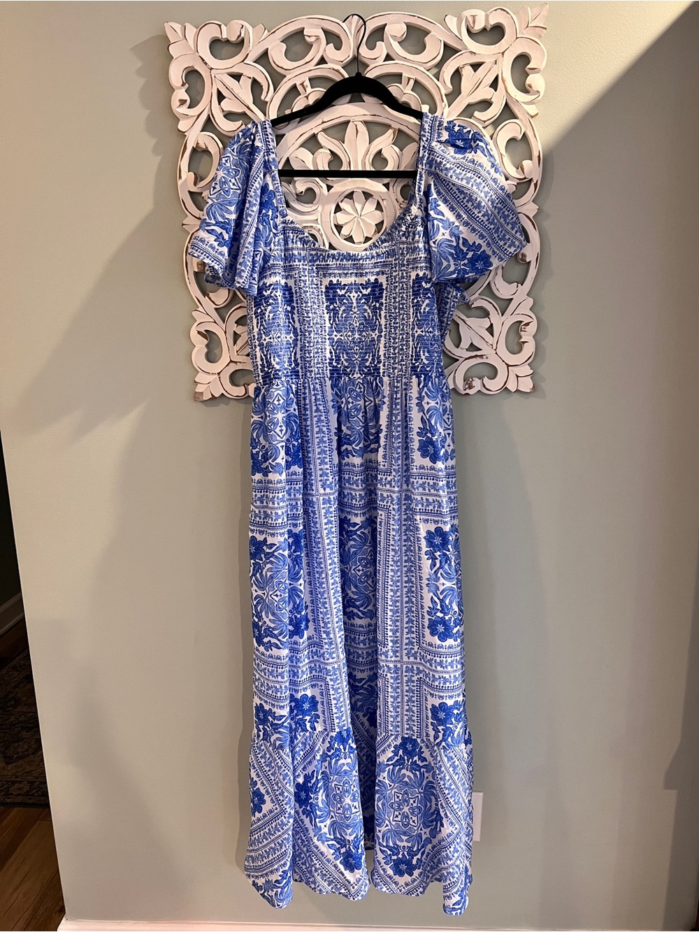 Vineyard Vines Blue and White Maxi Dress